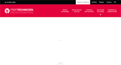 Desktop Screenshot of montechnicien.com