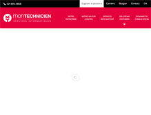 Tablet Screenshot of montechnicien.com